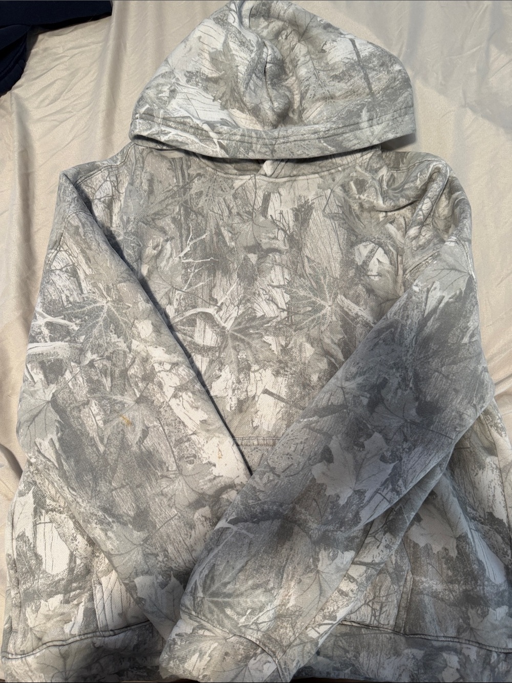 Women’s Gray Camouflage Hoodie Jacket